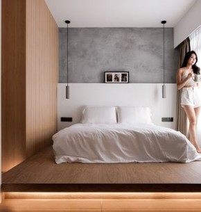 Giường ngủ giật cấp giá rẻ thiết kế theo yêu cầu quận 4