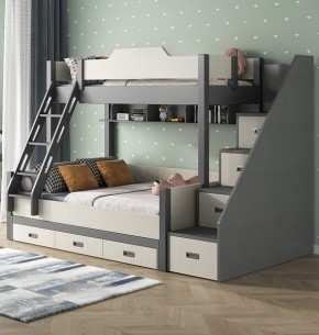 Thiết kế nội thất giường ngủ trẻ em, giường tầng hiện đại tiện nghi