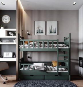 Nội thất giường tầng trẻ em gỗ công nghiệp tphcm 2021