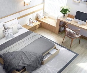 Mẫu thiết kế nội thất phòng ngủ phong cách hiện đại