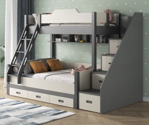 Thiết kế nội thất giường ngủ trẻ em, giường tầng hiện đại tiện nghi