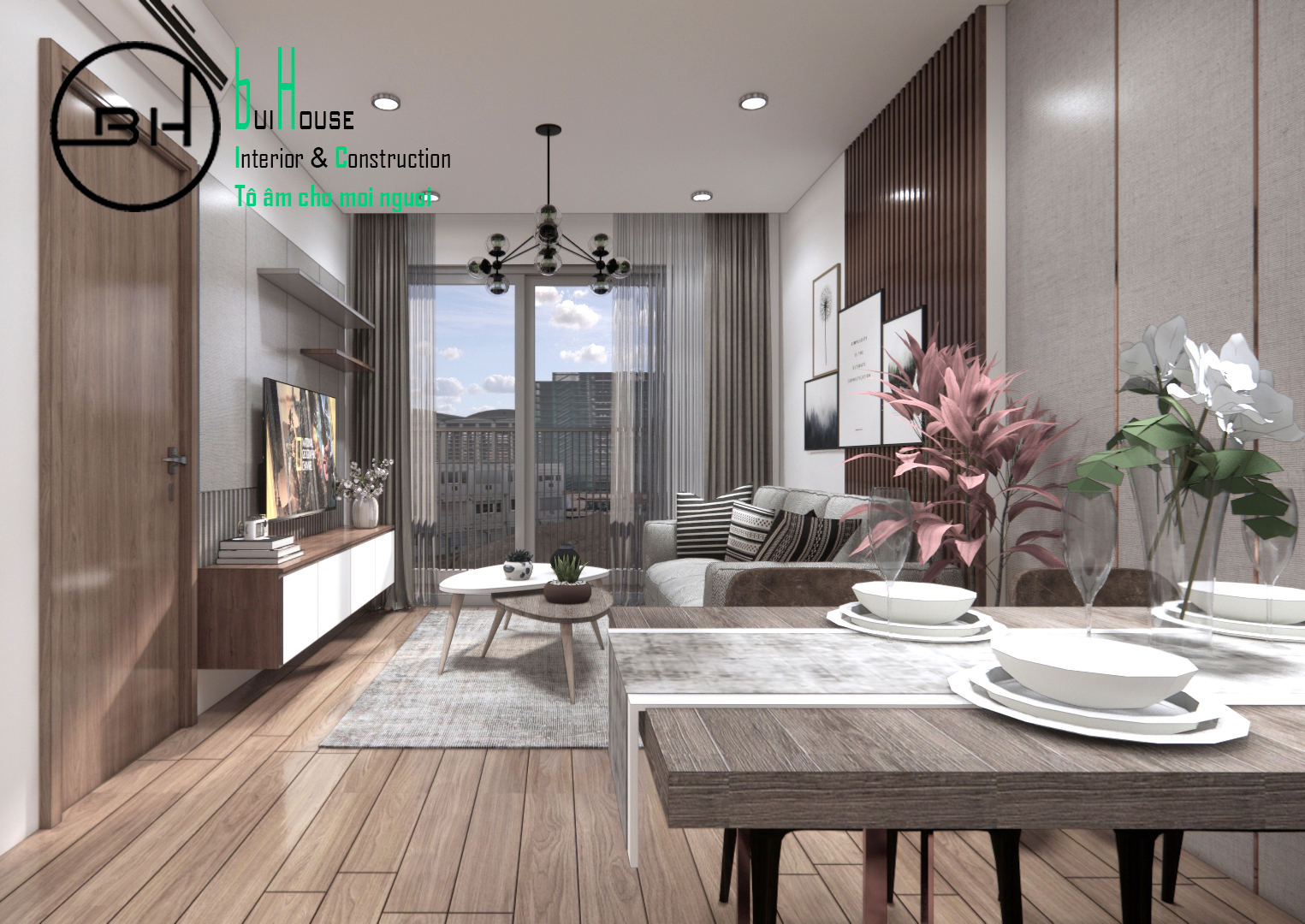 Dự án thiết kế nội thất căn hộ chung cư trọn gói Bình Tân