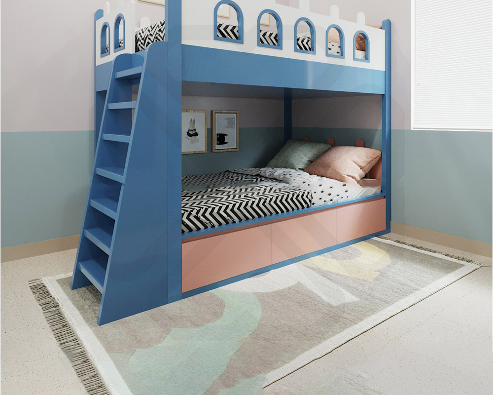 Thiết kế nội thất giường ngủ trẻ em
